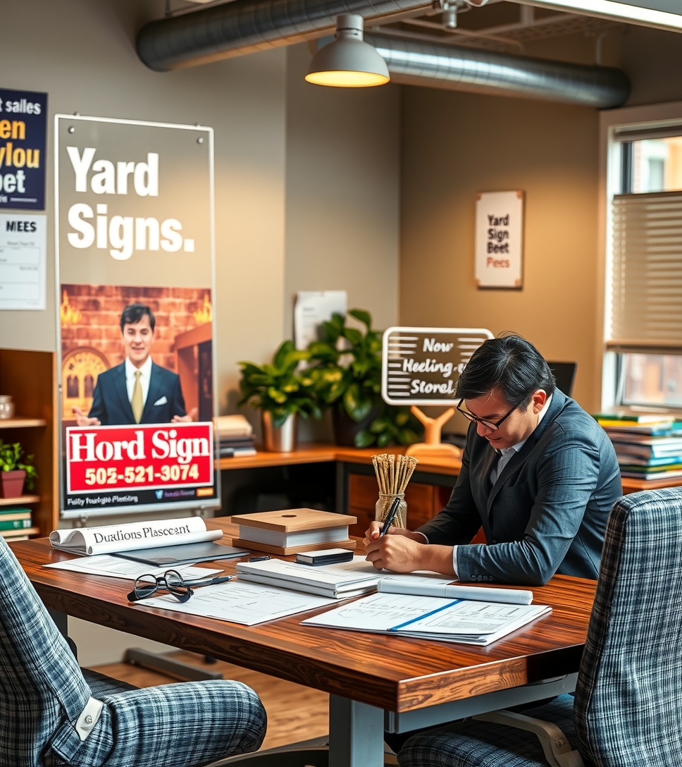 Preparation visual for Yard Signs Sale Guide