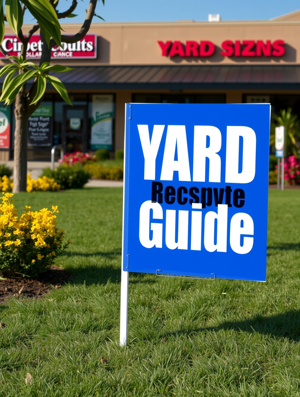 Checklist for Yard Signs Double Sided Guide
