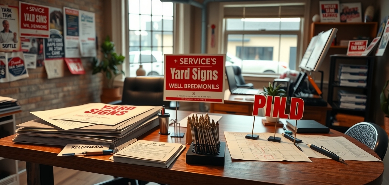 Preparation visual for Yard Signs Double Sided Guide