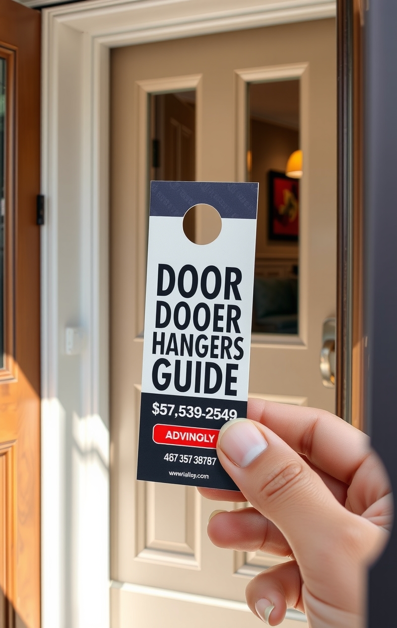 Quality check visual for Door Hangers Advertising Guide