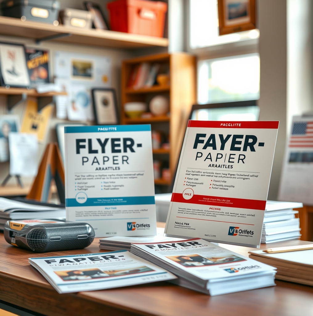 Preparation visual for Flyer Printing Paper