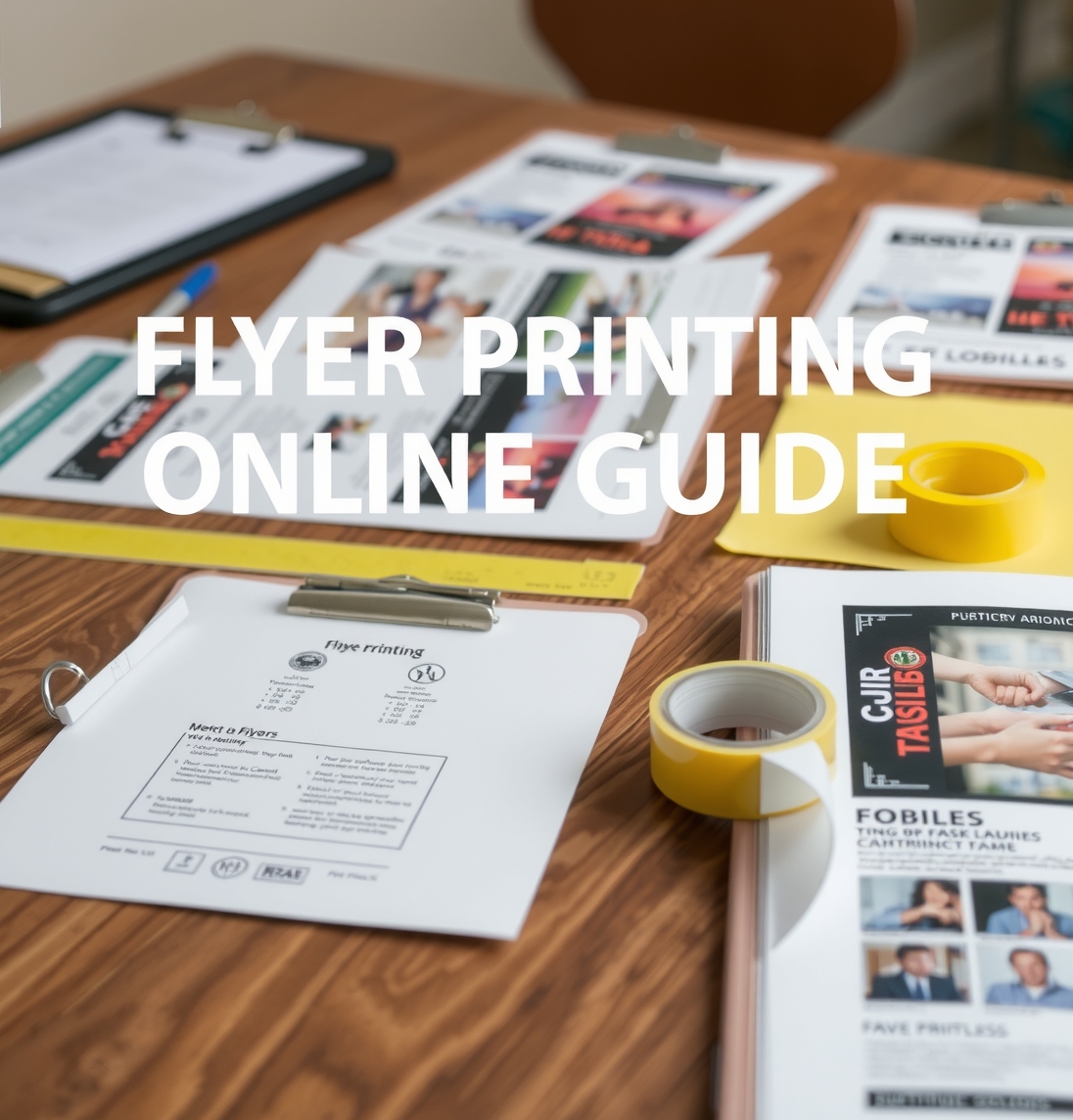 Flyer Printing Online Guide