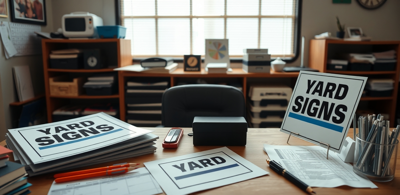 Preparation visual for Yard Signs Same Day Guide