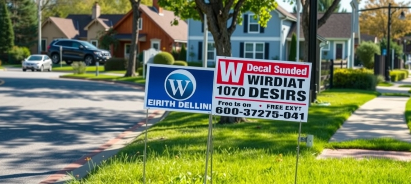 Custom Yard Signs with Stakes Guide