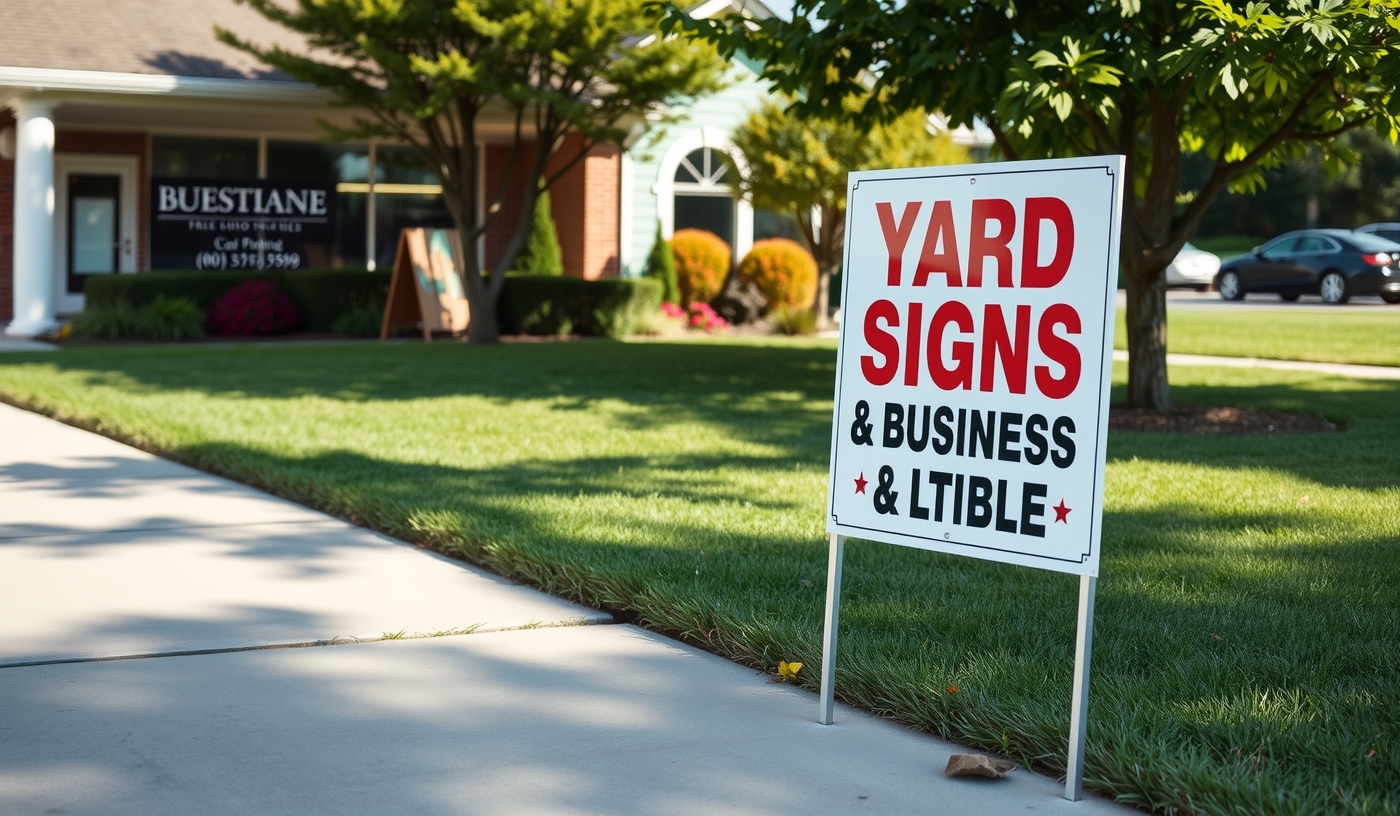 Checklist for Yard Signs and Business Cards Guide