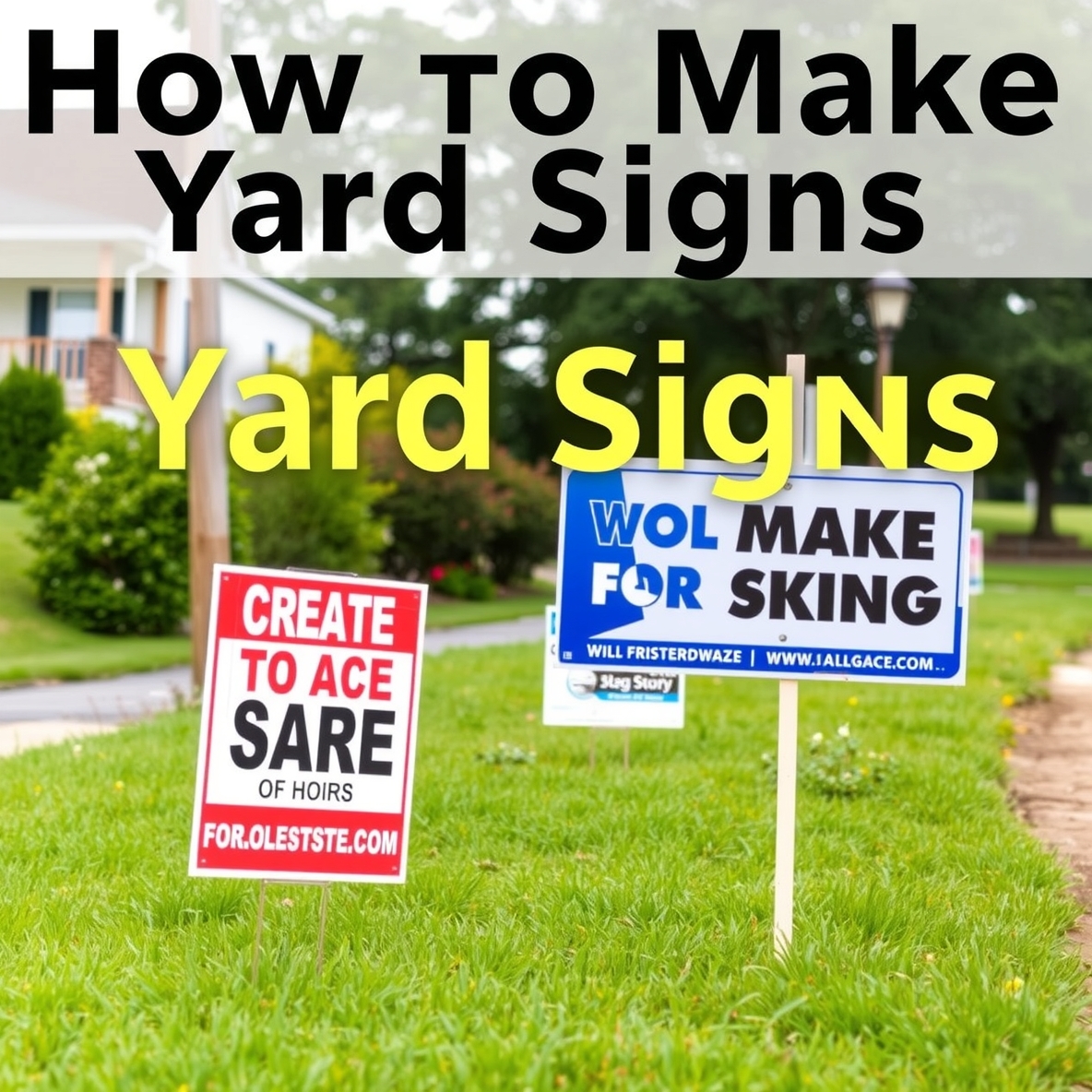 How to Make Yard Signs hero image