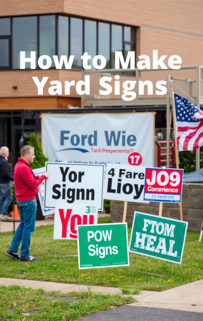 Evaluating the best How to Make Yard Signs environment