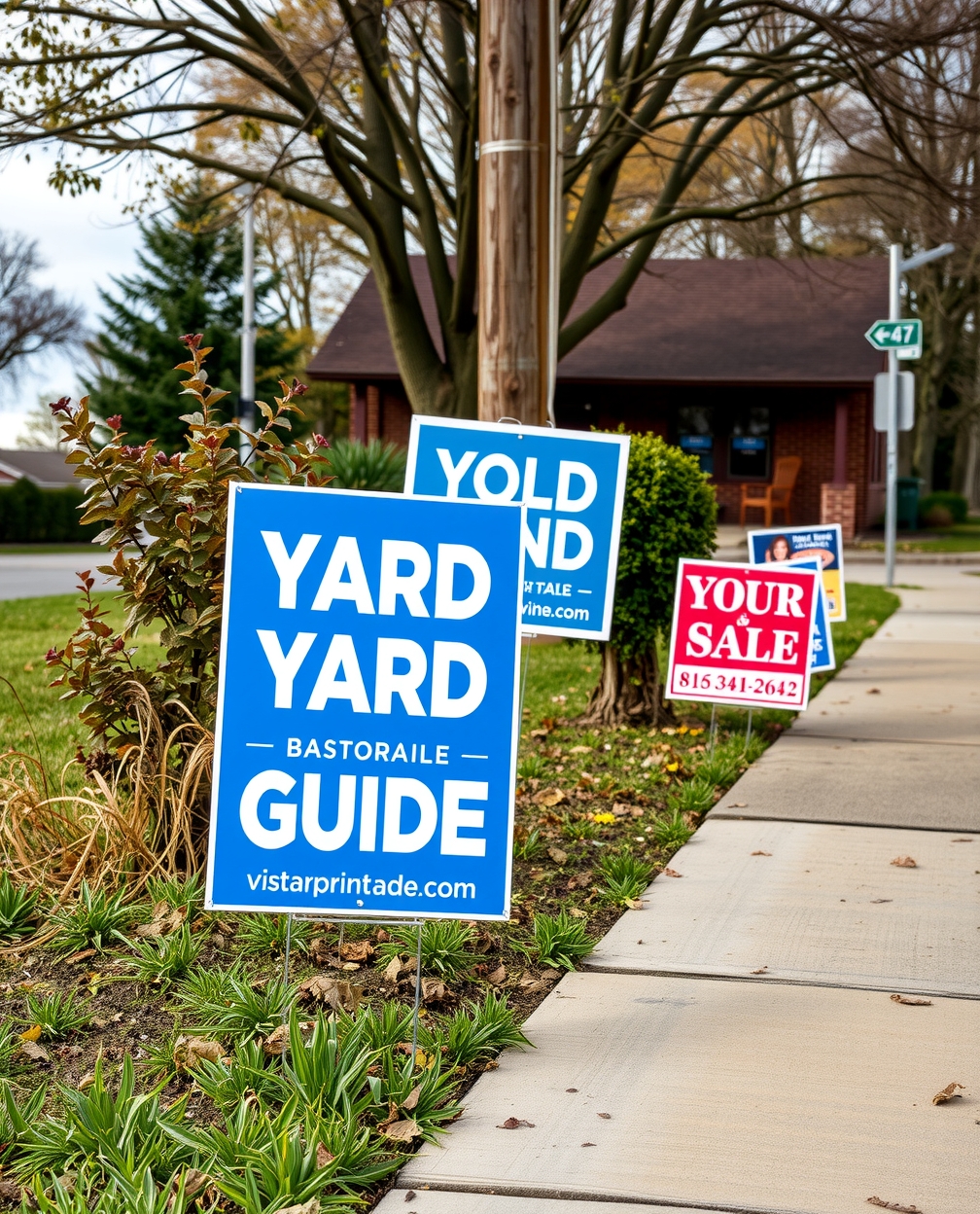 Yard Signs Vistaprint Guide