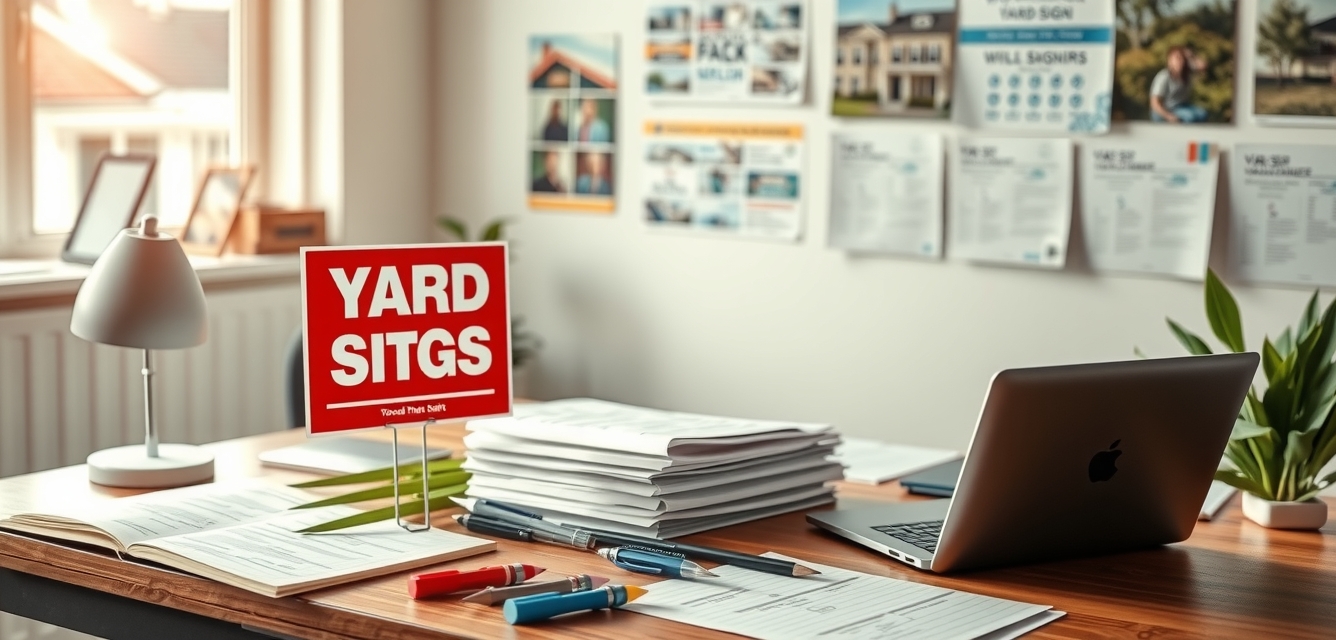 Preparation visual for Yard Signs Vistaprint Guide