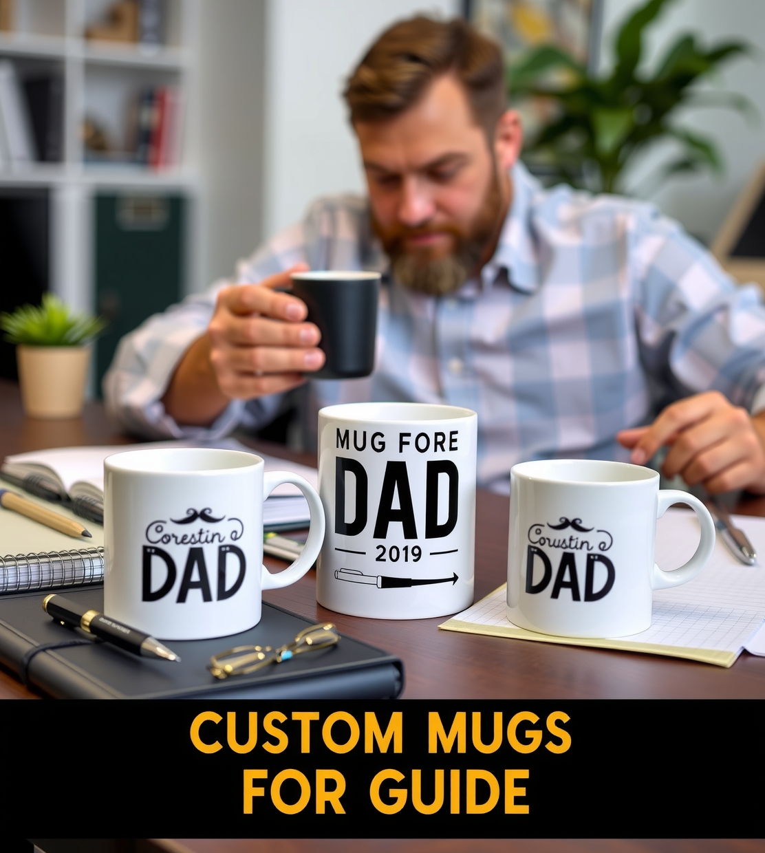 Preparation visual for Custom Mugs for Dad Guide