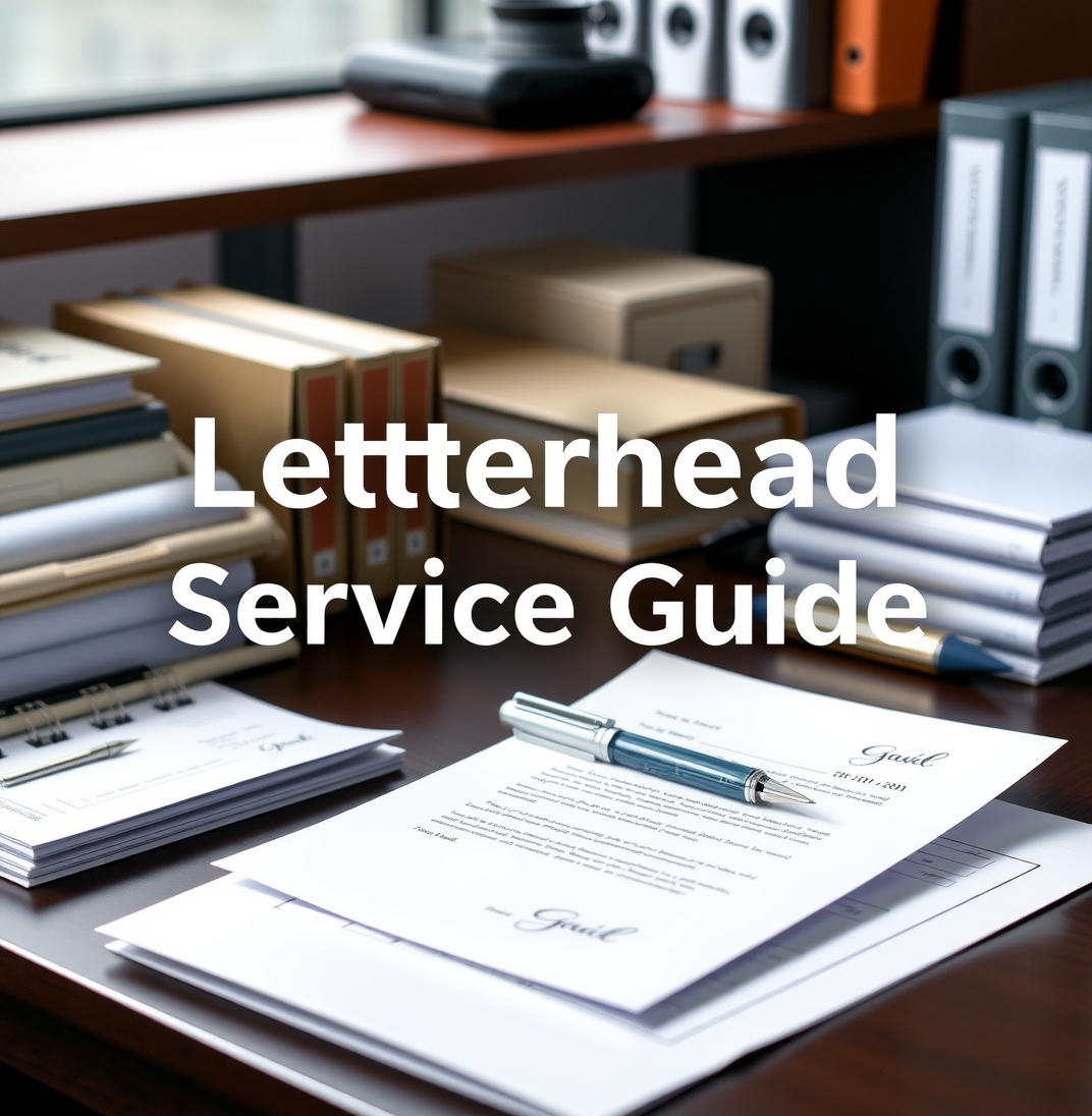 Checklist for Letterhead Printing Service Guide