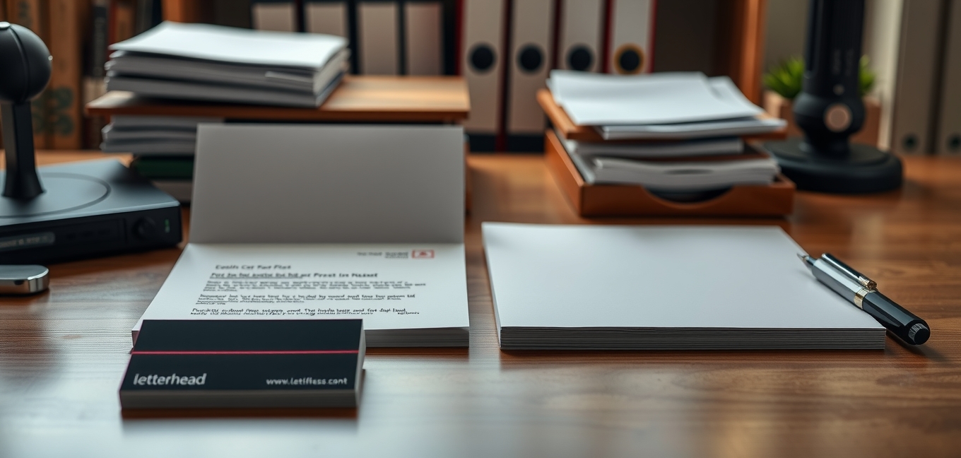 Quality check visual for Letterhead Printing Service Guide