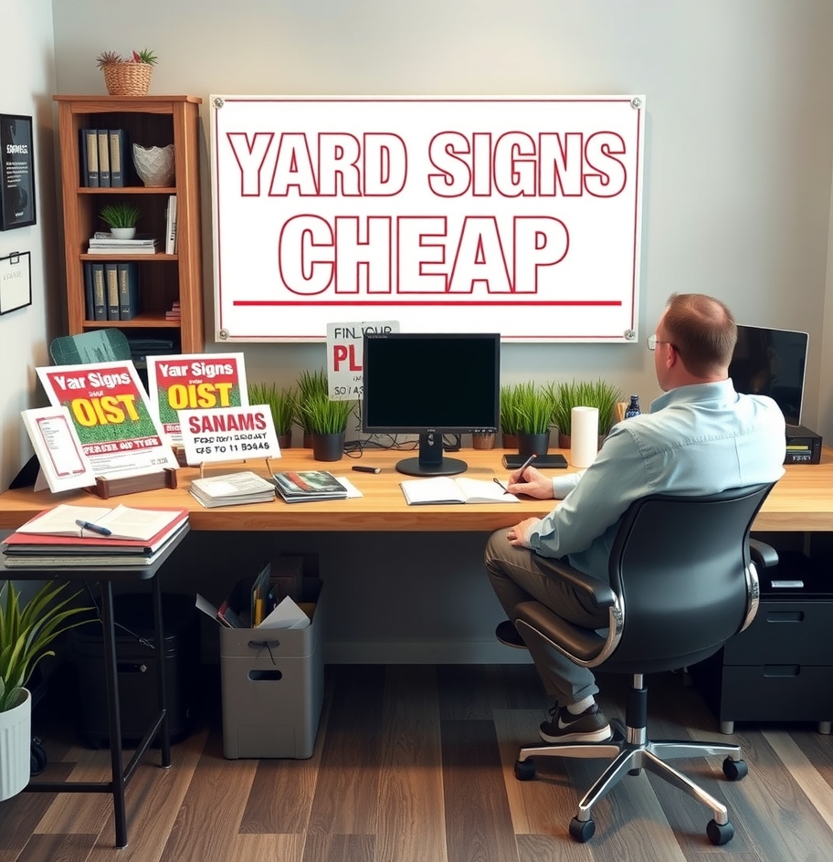 Quality check visual for Yard Signs Cheap