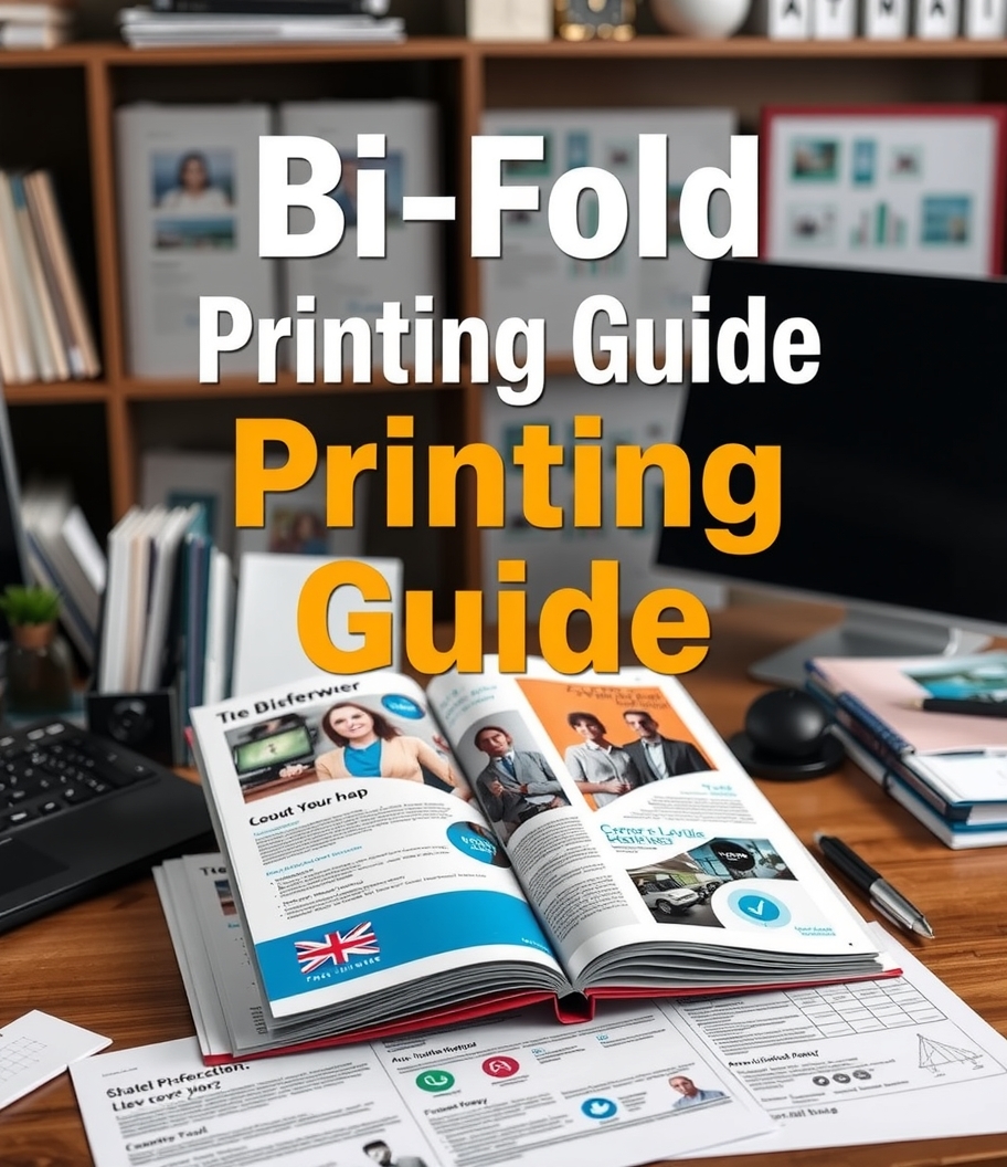 Preparation visual for Bi Fold Brochure Printing Guide