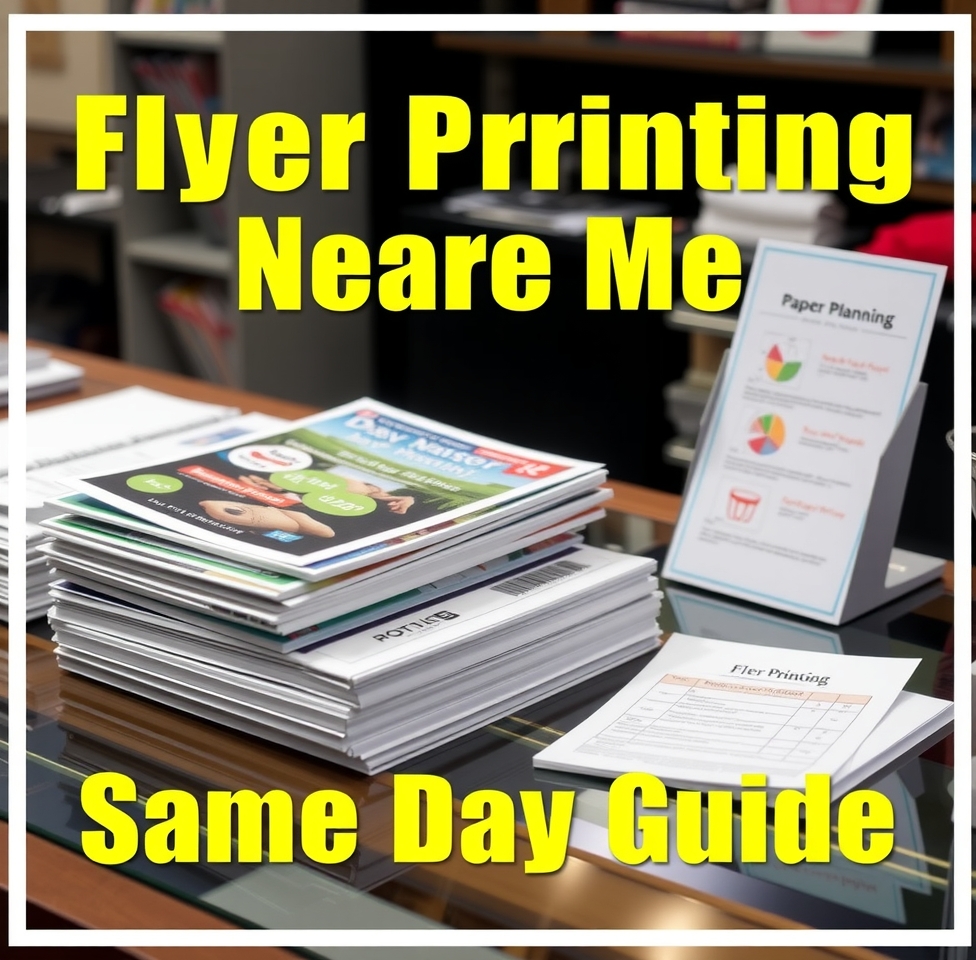 Quality check visual for Flyer Printing Near Me Same Day Guide