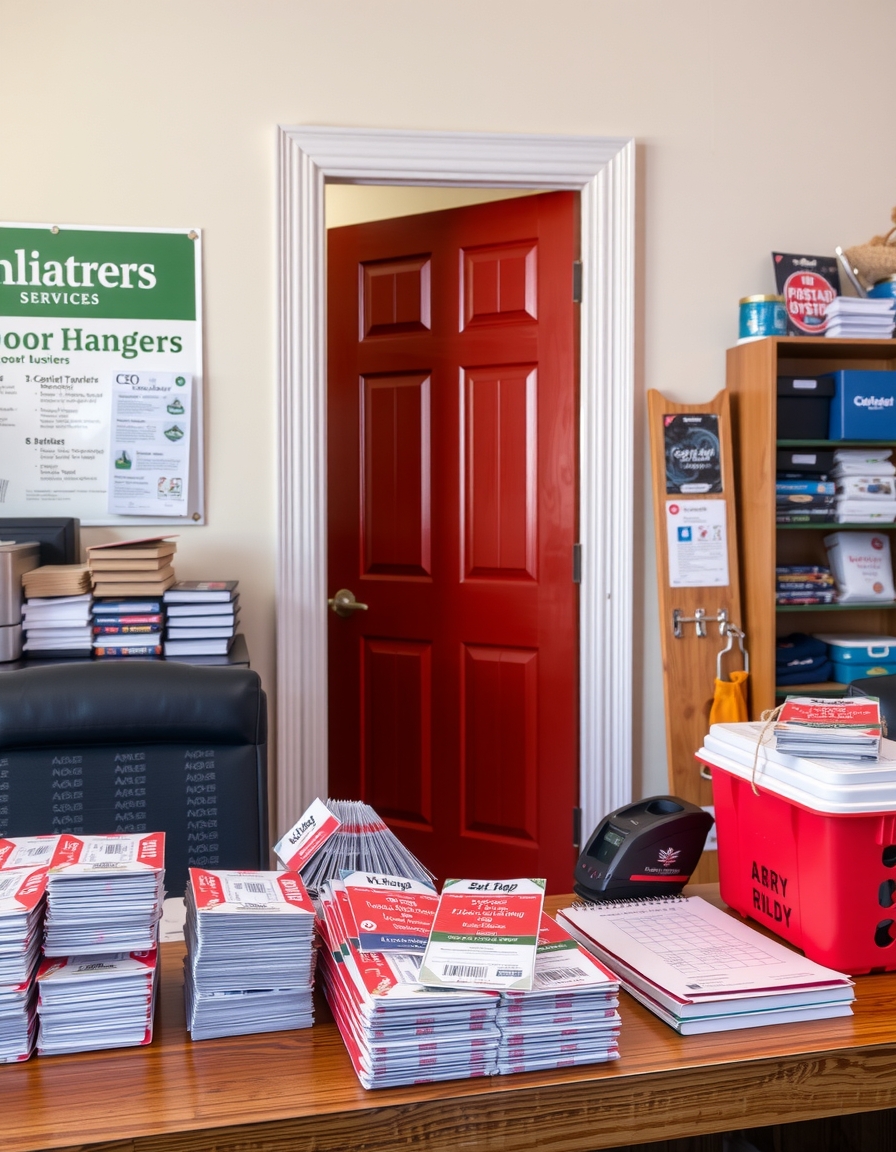 Preparation visual for Door Hangers Ideas Guide