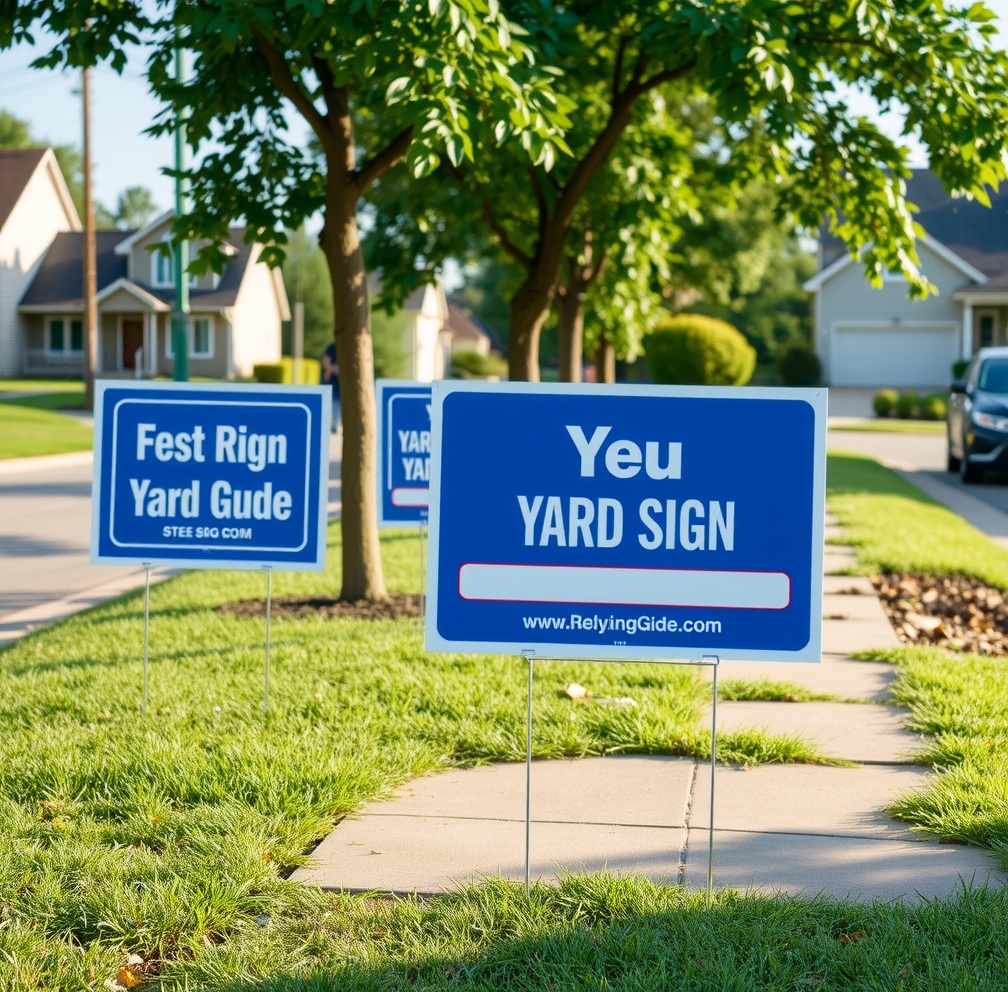 Yard Signs Order Guide hero image