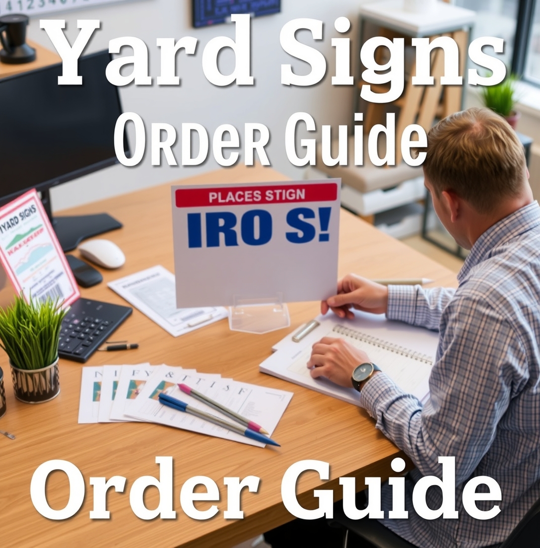 Checklist for Yard Signs Order Guide