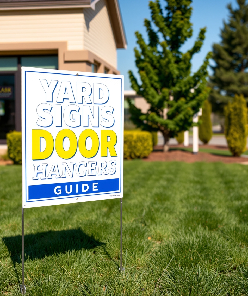 Checklist for Yard Signs and Door Hangers Guide