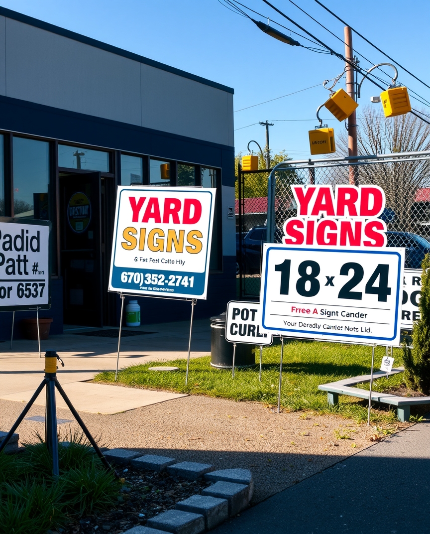 Checklist for Yard Signs 18 X 24 Guide