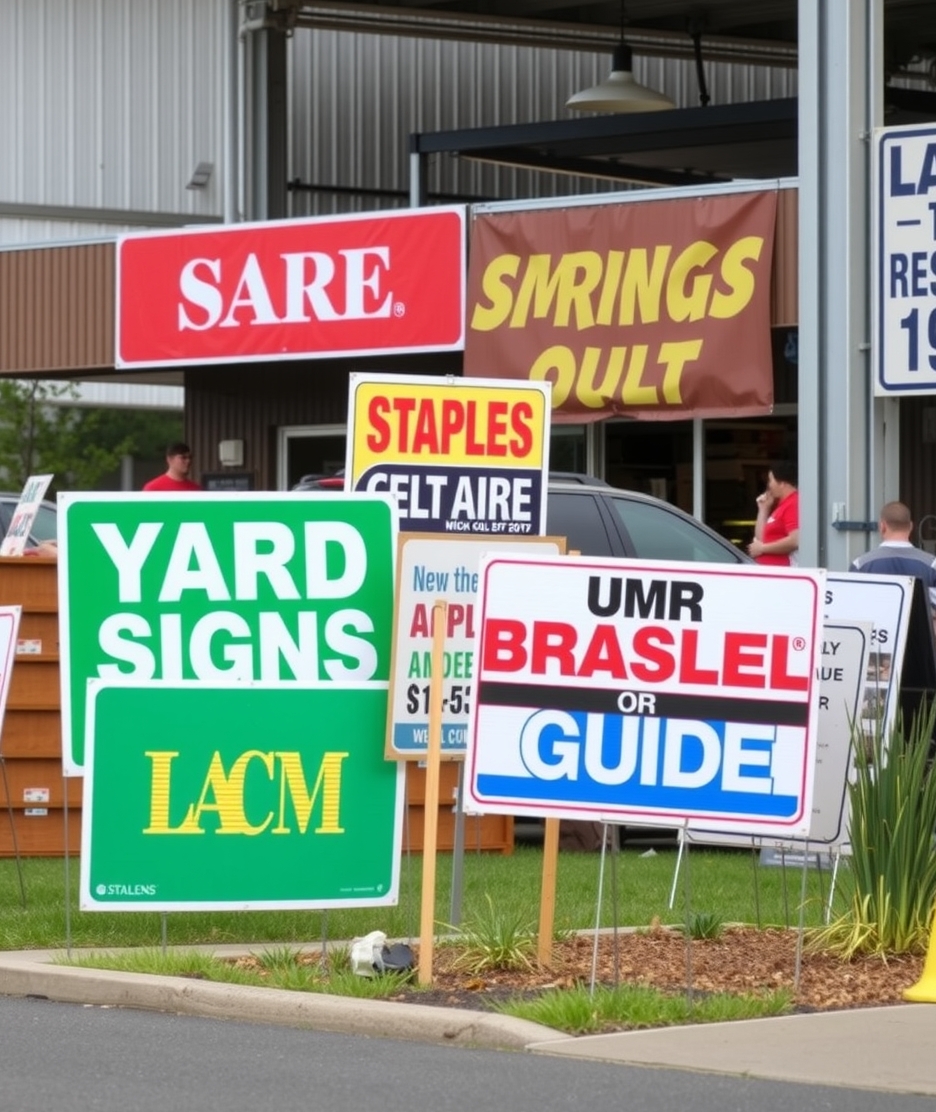 Evaluating the best Yard Signs Staples Guide environment