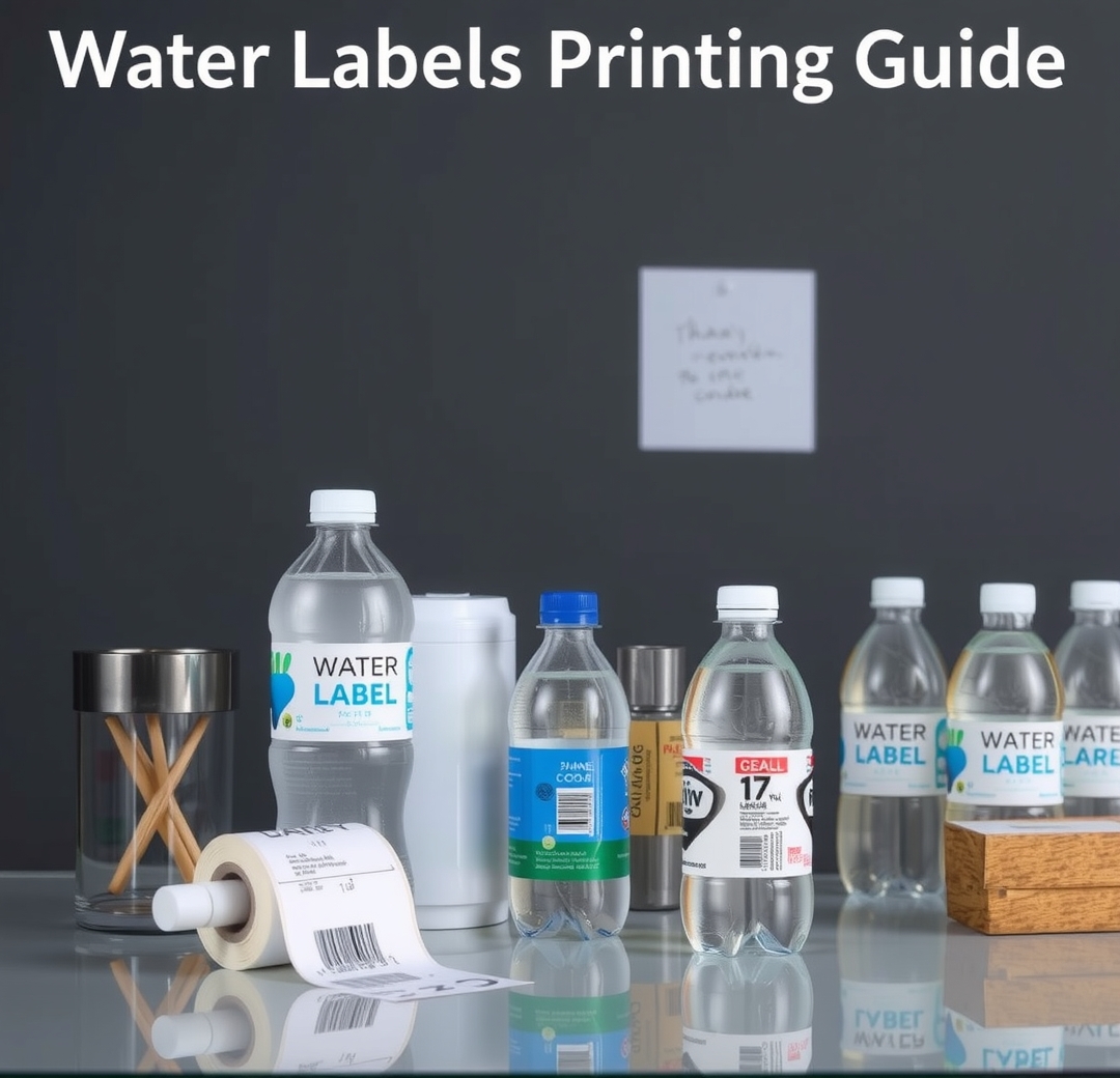 Preparation visual for Water Labels Printing Guide