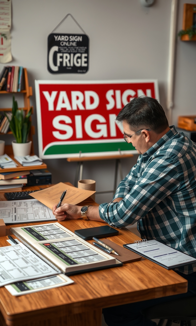 Preparation visual for Yard Signs Online Guide