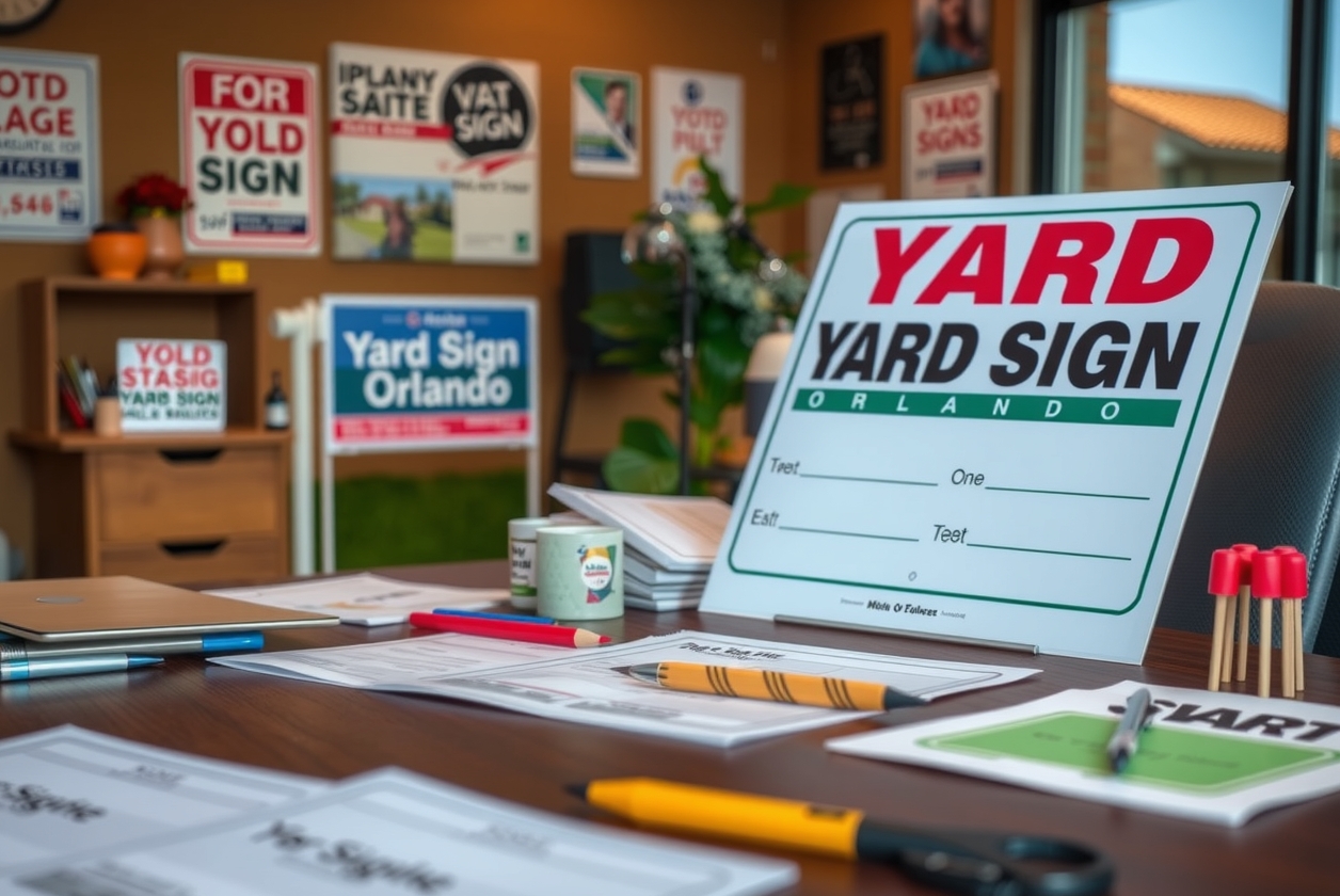 Preparation visual for Yard Signs Orlando Guide