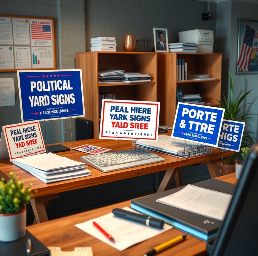 Preparation visual for Political Yard Signs Guide