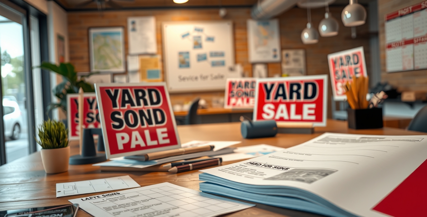 Preparation visual for Yard Signs for Sale Guide