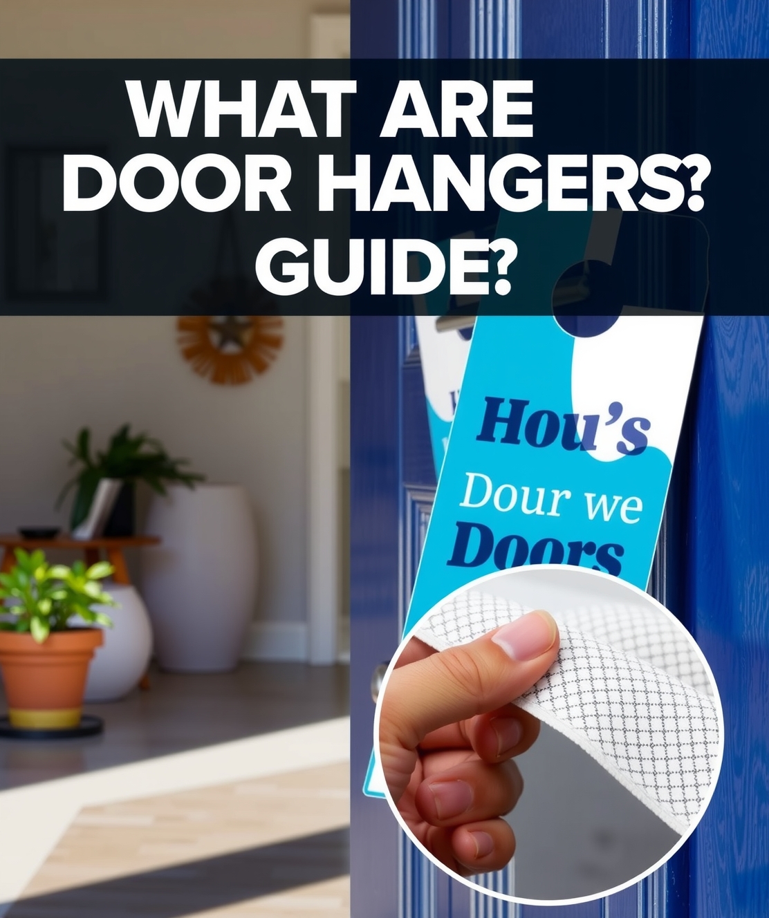Preparation visual for What Are Door Hangers Guide