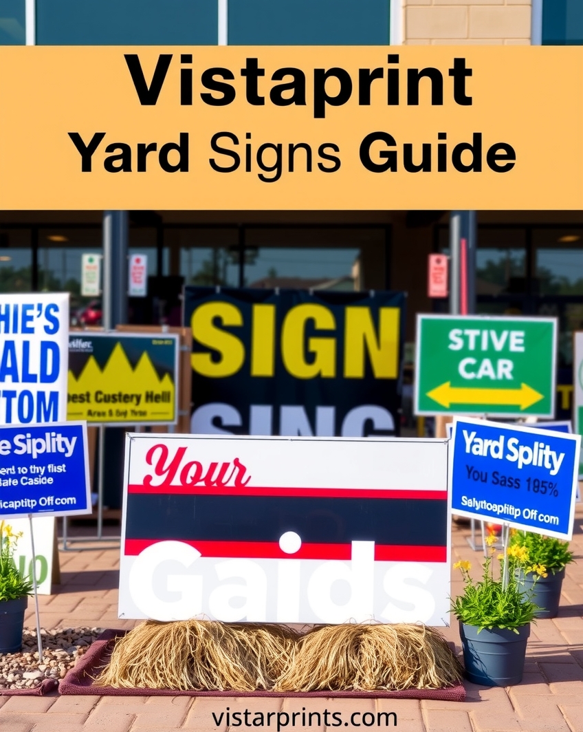Evaluating the best Vistaprint Yard Signs Guide environment