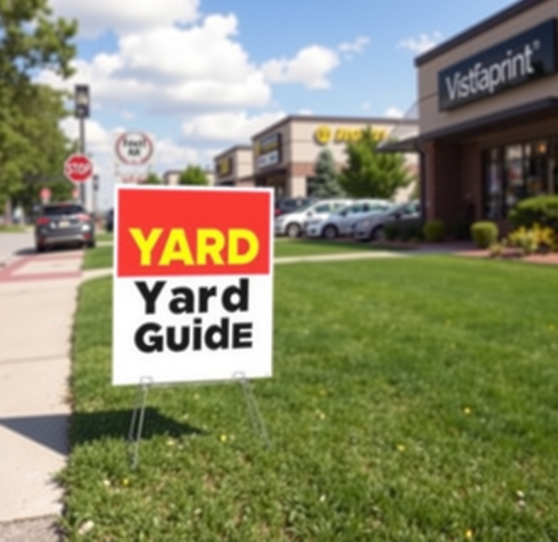 Checklist for Vistaprint Yard Signs Guide
