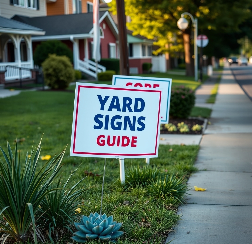 Yard Signs Stakes Guide