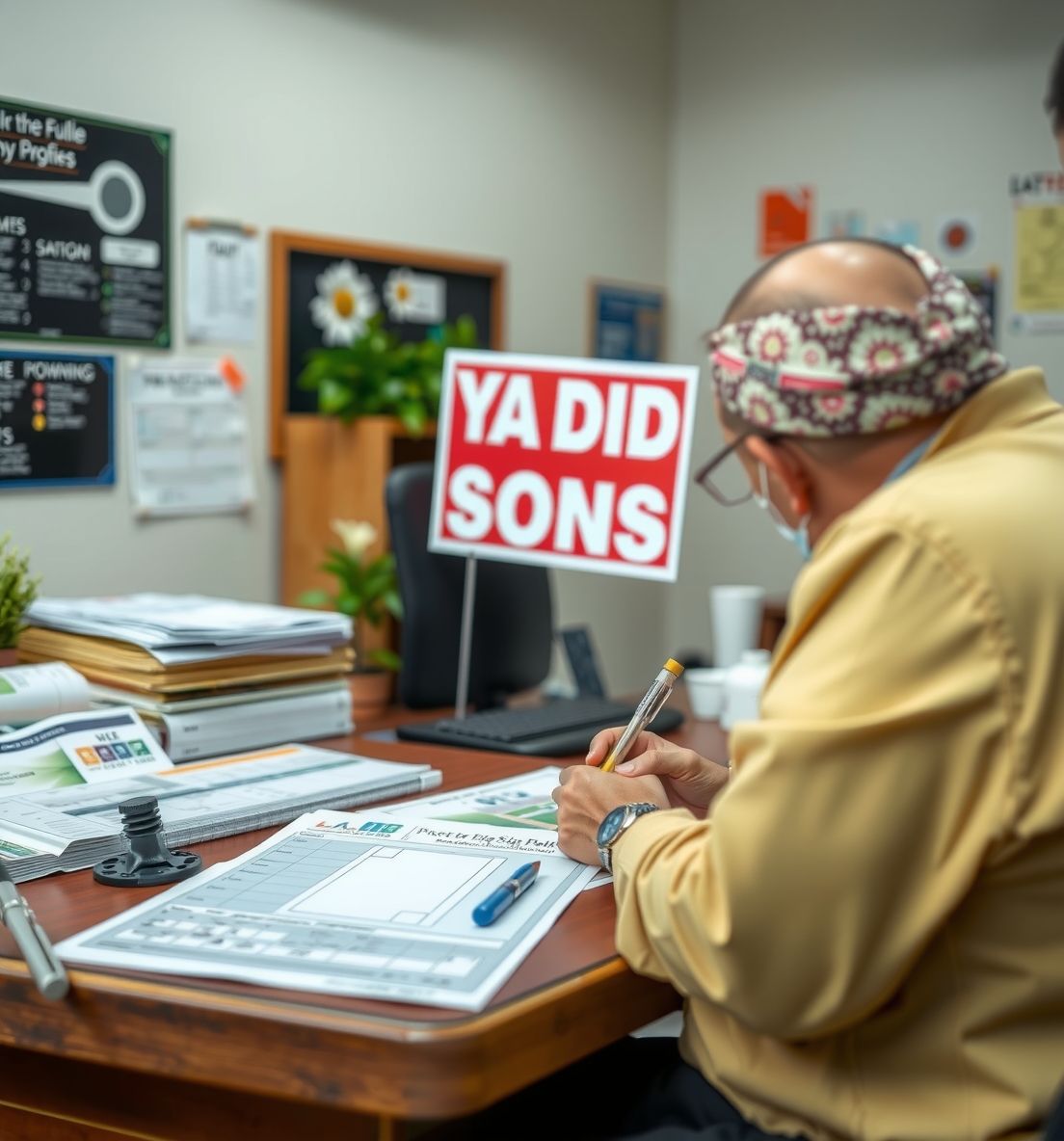 Preparation visual for Yard Signs with Grommets Guide