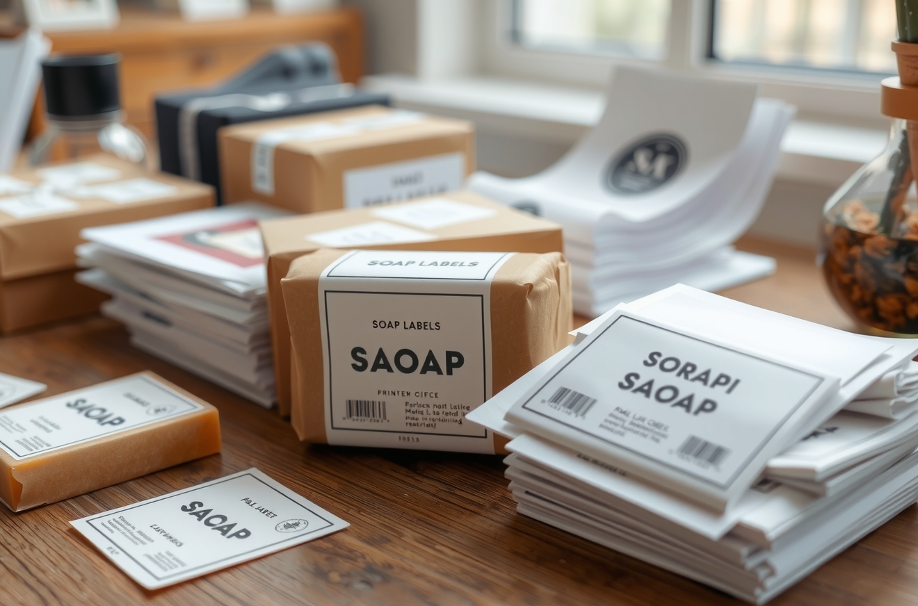 Preparation visual for Soap Labels Printing Guide