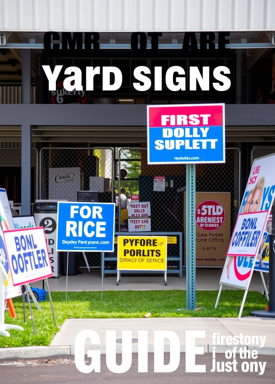 Evaluating the best How Big Are Yard Signs Guide environment