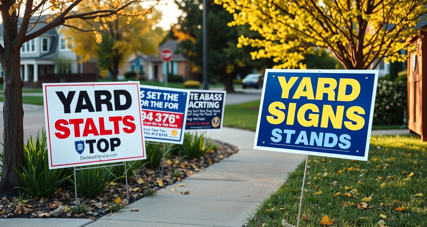Yard Signs Stands Guide