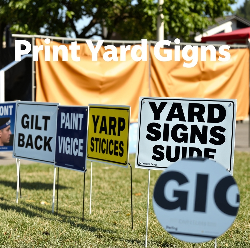 Evaluating the best Print Yard Signs Guide environment
