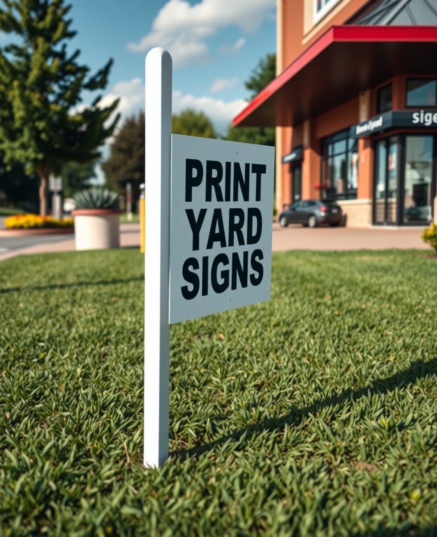 Checklist for Print Yard Signs Guide