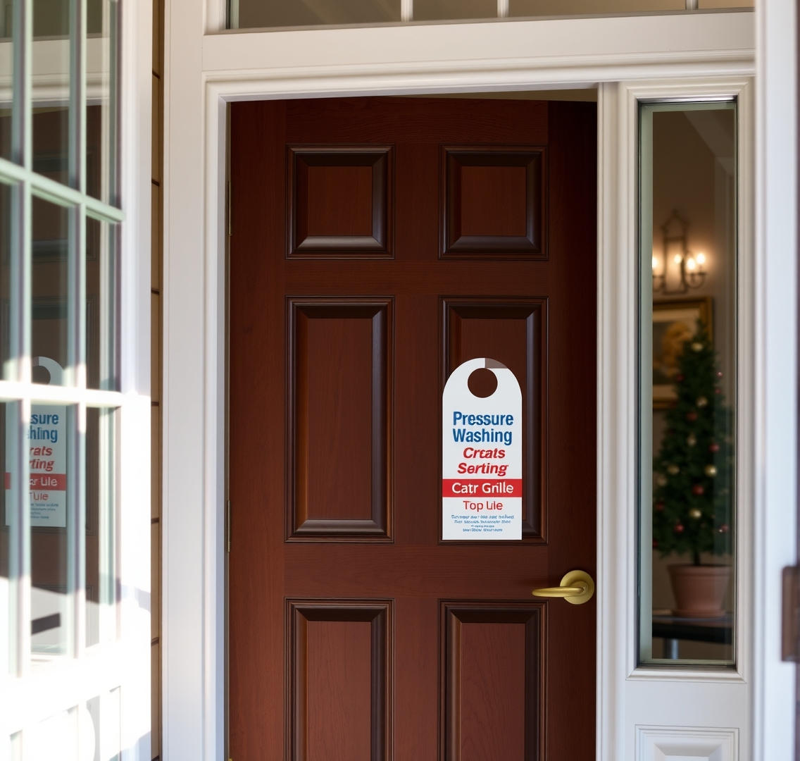 Checklist for Door Hangers Pressure Washing Guide