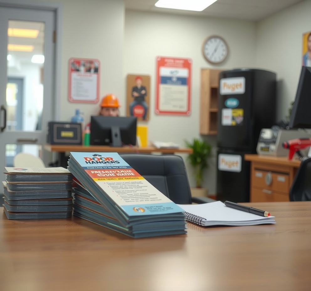 Preparation visual for Door Hangers Pressure Washing Guide