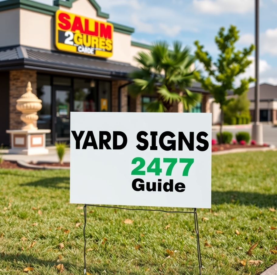 Checklist for Yard Signs 24/7 Guide