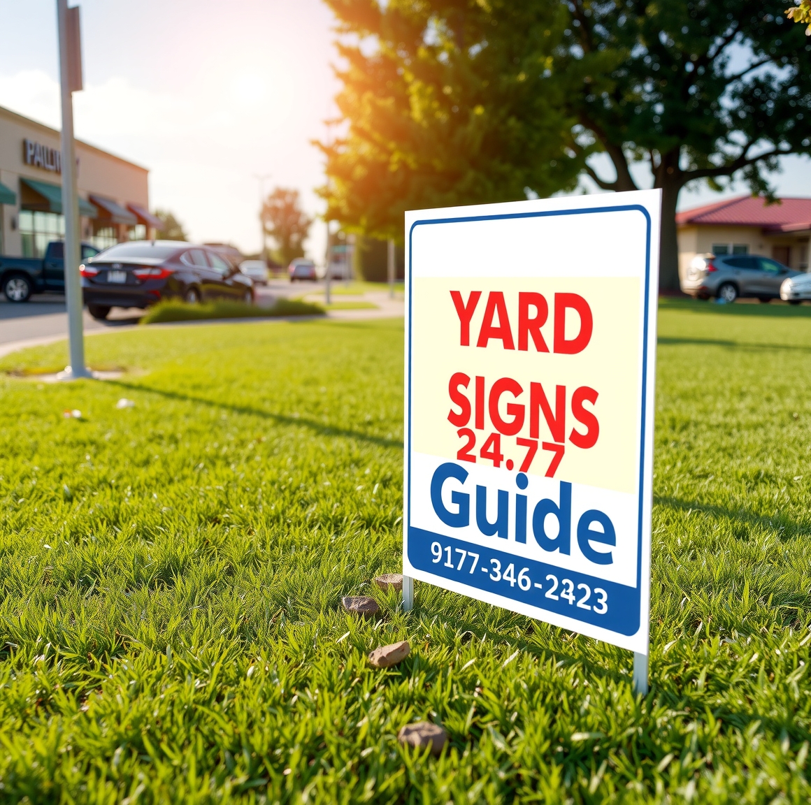 Quality check visual for Yard Signs 24/7 Guide