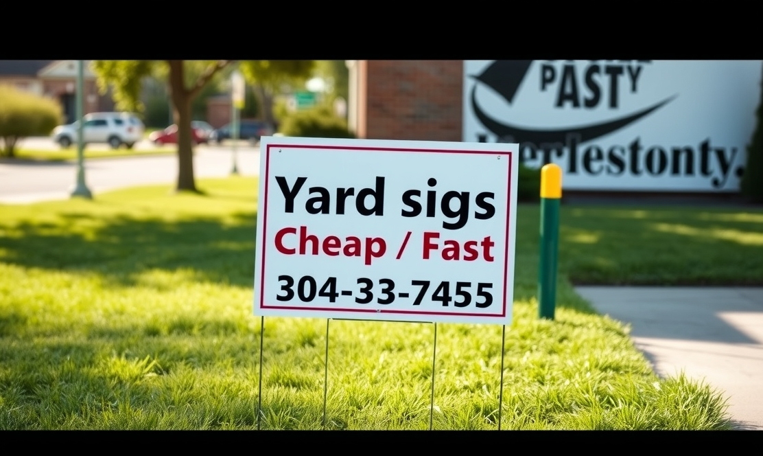 Evaluating the best Yard Signs Cheap and Fast environment