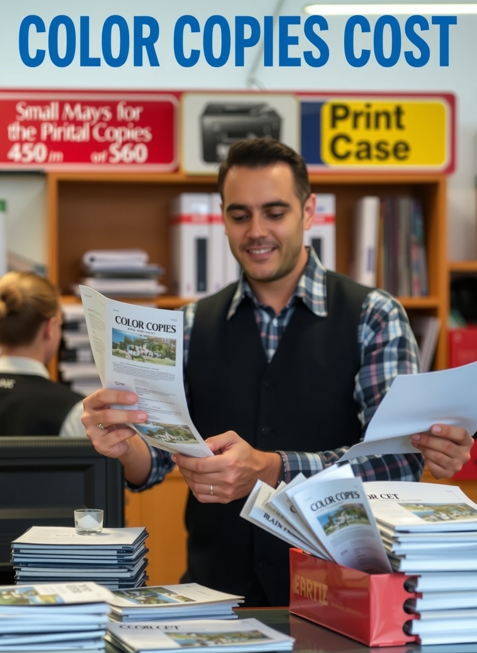 Evaluating the best Color Copies Cost environment