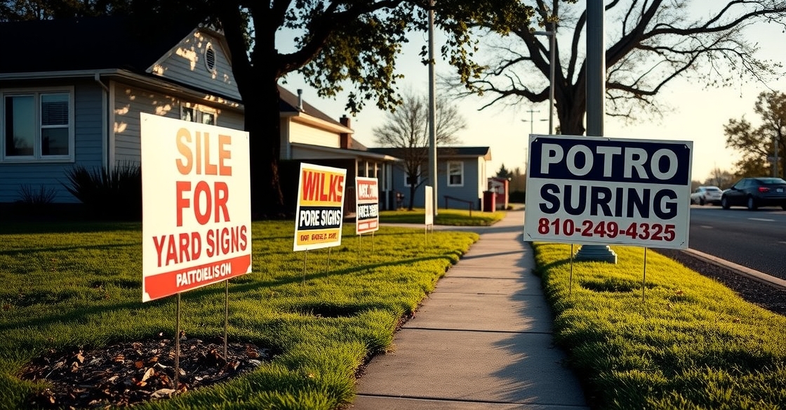 Custom Yard Signs Near Me Guide hero image
