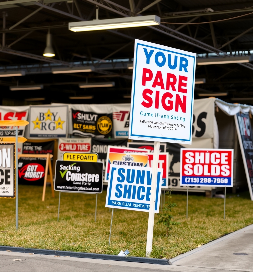 Evaluating the best Custom Yard Signs Near Me Guide environment
