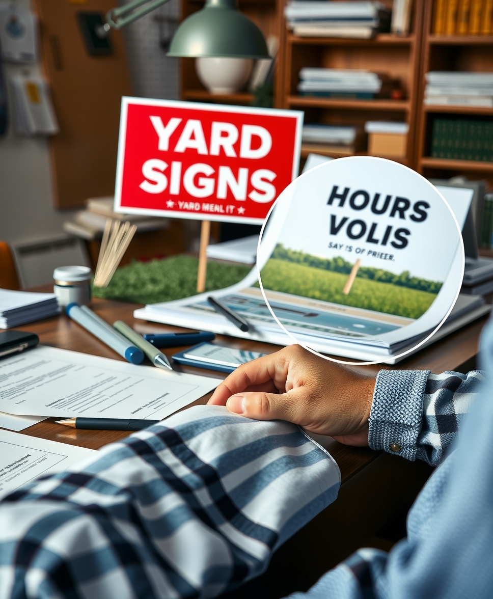 Preparation visual for Yard Signs Print Guide