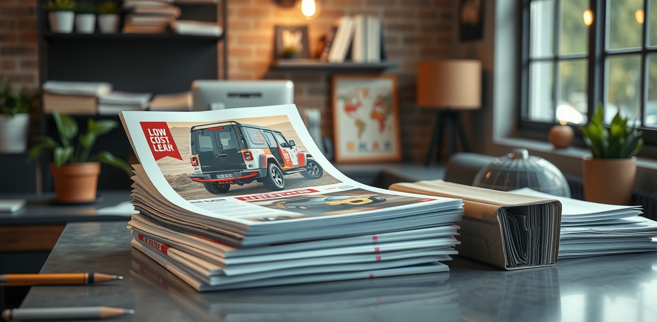 Preparation visual for Low Cost Flyer Printing